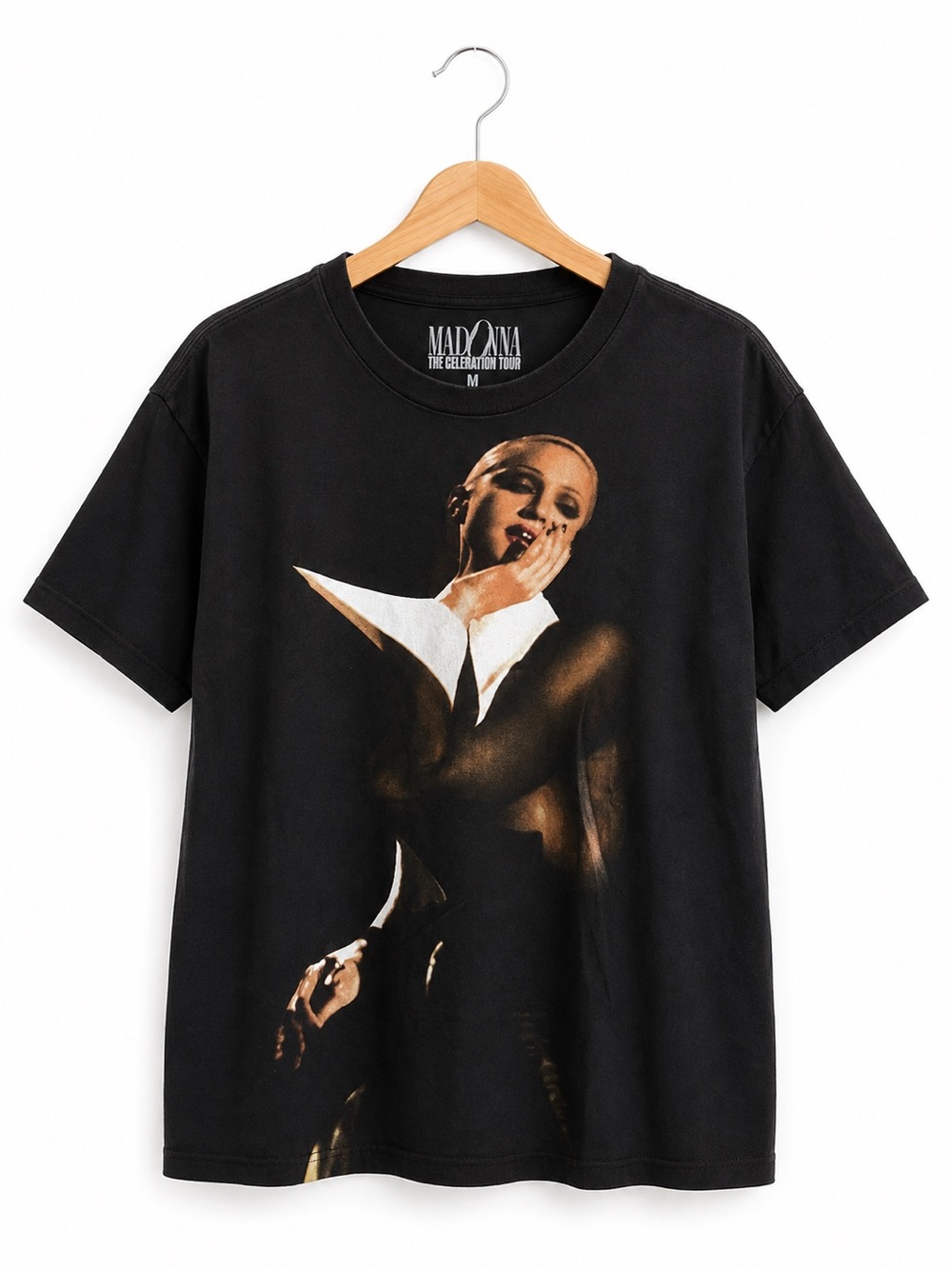 Madonna The Celebration Tour 2023 2024 Graphic Band Tee Black Size M Official